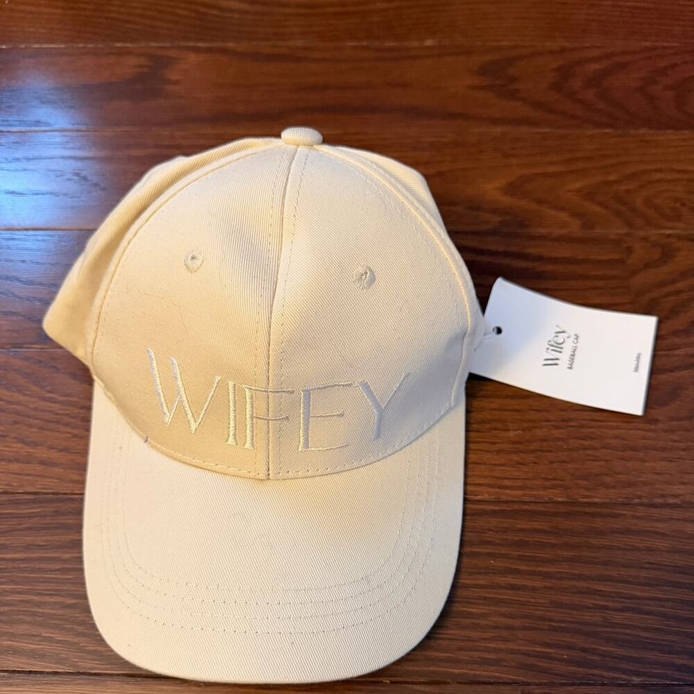 Miss to Mrs Wifey White Ball Cap NWT